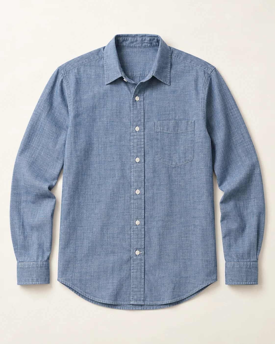 Chambray Shirts — Light blue essential style