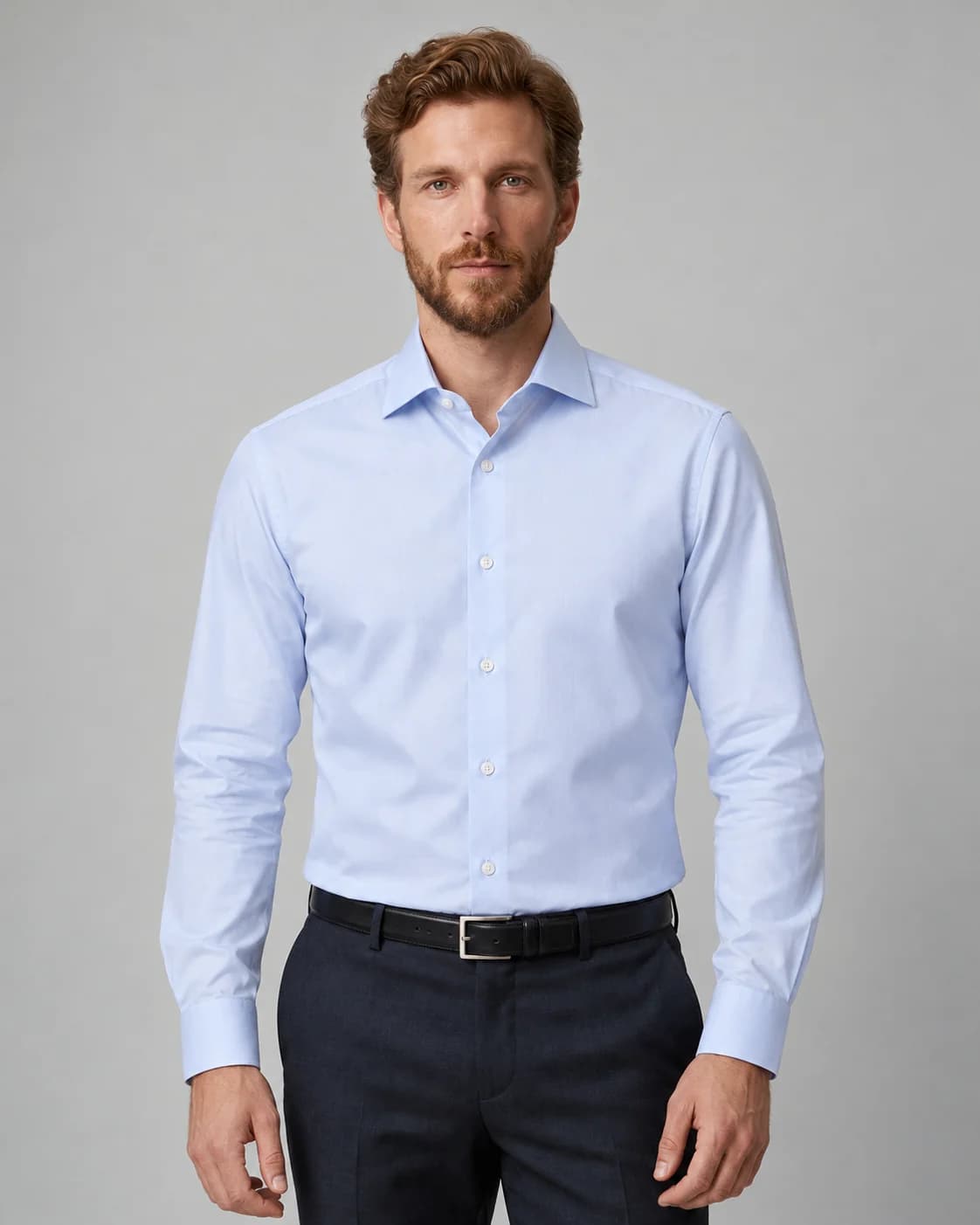 Formal Shirts — Light blue business style